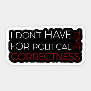 Time For Correctness Sticker